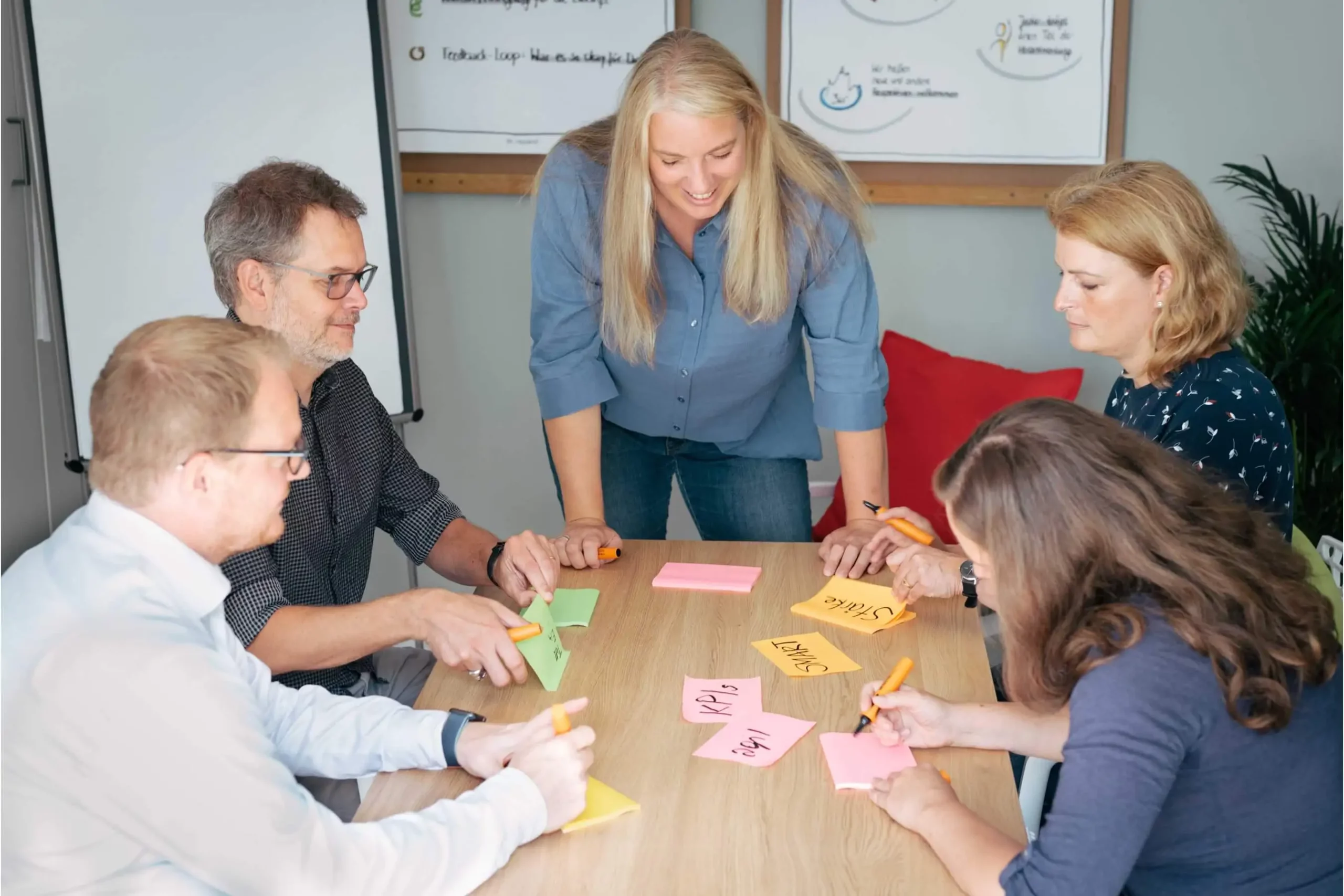 Workshop-Situation: Mediative Teamentwicklung